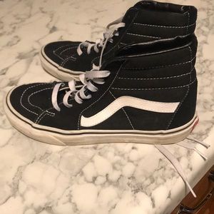 Black high top vans